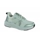 LOREN scarpe sneaker ortopediche lacci CIRCE NUVOLA A2000 plantare estraibile TESSUTO FLIKNIT BIANCO/ARGENTO