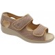 PODOLINE scarpe sandali riabilitativi donna PREMIA PANDIA tessuto setaflex BEIGE 2 strappi