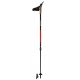 MANIQUICK paio bastoncini trekking BASTONE NORDIC WALKING MQ15SS16 altezza regolabile ROSSO