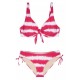 TRIUMPH costume bikini a vela con ferretto SUMMER FIZZ W+MIDI coppa D CORALLO FIAMMATO
