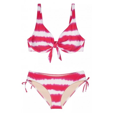 TRIUMPH costume bikini a vela con ferretto SUMMER FIZZ W+MIDI coppa D CORALLO FIAMMATO