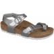 BIRKENSTOCK KIDS sandali infradito cinturino attorno alluce TAORMINA MAGIC GALAXY SILVER 1017923