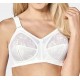 TRIUMPH reggiseno senza ferretto DOREEN pizzo forte sostegno BIANCO coppe C D