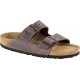 BIRKENSTOCK Ciabatte ARIZONA SFB 452763 Oiled Leather HABANA plantare soft pelle 2 fibbie