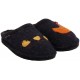 HAFLINGER pantofole FLAIR GALLINA KAPITAN 313073 lana cotta BLU fondo feltro antiscivolo