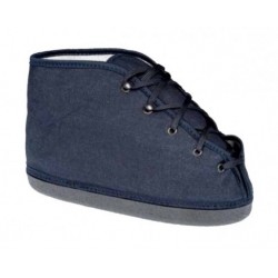 PODOLINE scarpa coprigesso BOLOGNA con lacci JEANS cotone AMBIDESTRA riabilitativa post operatoria