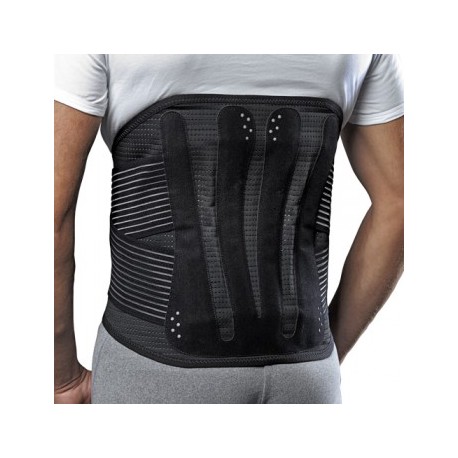 Dr.GIBAUD ortho busto ortopedico lombosacrale alto ACTION H35 cod.0133 h.35cm NERO