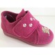 SANAGENS pantofole chiuse bambina RANOTTO ECO RELAX 301 plantare pelle FUXIA