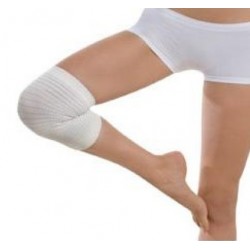 SANADOL SANAGENS GINOCCHIERA unisex metalloterapia COTONE sulla pelle BIANCO 1pz