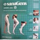 SANAGENS monocollant ANTITROMBO 18mmHg cotone con cintura ambidestro BIANCO