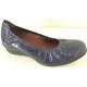 SABRINAS scarpe donna BALLERINA 50004 BERLIN pelle morbida vernice NAVY BLUE