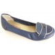 SABRINAS scarpe donna BALLERINA 35701 LONDON pelle morbida BLUE NAVY/ORO 