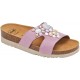 SCHOLL ciabatte sandali SINTRA MULE plantare BioPrint LILLA perline pietre