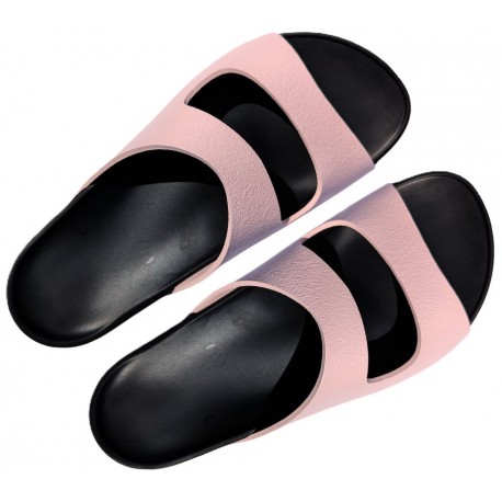 PETER LEGWOOD Ciabatte porturali gomma eva aperte Aequos FLAMINGO 2 fascie ROSA elefantino