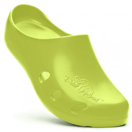 PETER LEGWOOD Ciabatte posturali gomma eva chiuse Aequos BULL zoccoli VERDE ACIDO elefantino