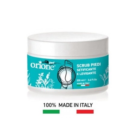 ORIONE SCRUB PIEDI setificante e levigante 200ml esfoliante nutriente erbe biologiche ref.42