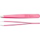 NIPPES Solingen PINZETTA acciaio inox 727 OBLIQUA rosa