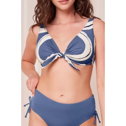 TRIUMPH costume bikini a vela con ferretto SUMMER ALLURE W+MIDI coppa D BIANCO/AVIO