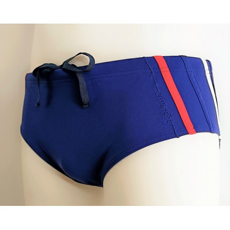 GOLDEN BEACH costume slip mare uomo 542 SURF BIG WAVE con coulisse BLU protezione UV