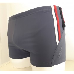 GOLDEN BEACH costume uomo boxer slip parigamba mare SURF BIG WAVE 546 short GRIGIO 