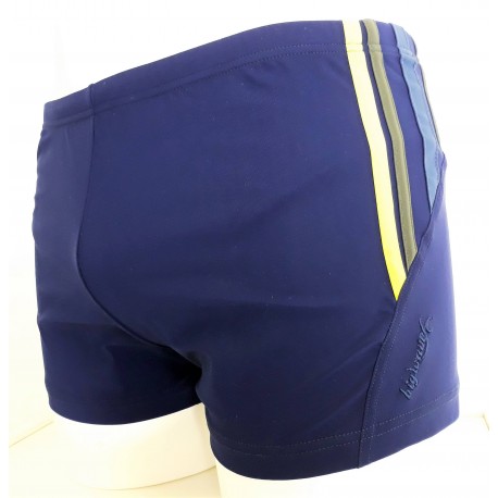 GOLDEN BEACH costume uomo boxer slip parigamba mare SURF BIG WAVE 546 short BLU