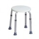 TERMIGEA SEDILE ROTONDO DOCCIA sgabello antiscivolo telaio alluminio regolabile 130kg BA5
