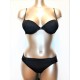 VACANZE ITALIANE costume bikini imbottito push-up con ferretto 3810 NERO PERLINE