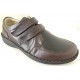 NEWSAN Scarpe uomo 10465 pelle elastica plantare estraibile 2 strappi T.MORO MARRONE