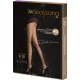 MODASANA SANAGENS calze elastiche VOILA 40 DEN COLLANT tutto nudo NERO maglia liscia 