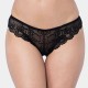 TRIUMPH slip perizoma brasiliano mutandina TEMPTING LACE BRAZILIAN STRING pizzo elastico NERO