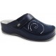 SCHOLL ciabatte elastiche GEMINI STRAP BLU NAVY plantare massaggio estraibile strappo