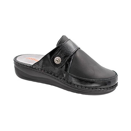 PODOLINE Ciabatte automodellanti PREVALLE predisposte plantare estraibile NERO strappo 