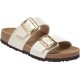 BIRKENSTOCK sandali ciabatte SYDNEY CUSHION BUCKLE 1029492 Birko Flor GRACEFUL PEARL WHITE 2 cinturini