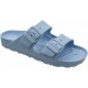 PODOLINE Ciabatte gomma leggerissima EVA 2 fibbie GALLIPOLI plantare anatomico AZZURRO CELESTE