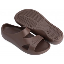 PETER LEGWOOD Ciabatte posturali gomma eva aperte Aequos DOLPHIN elefantino MARRONE CIOCCOLATO