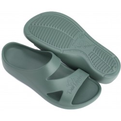 PETER LEGWOOD Ciabatte posturali gomma eva aperte Aequos DOLPHIN elefantino VERDE MILITARE