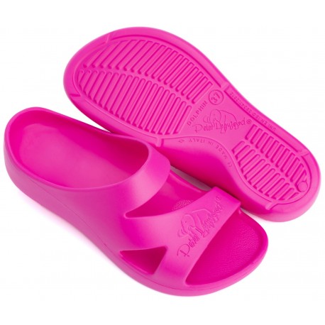 PETER LEGWOOD Ciabatte posturali gomma eva aperte Aequos DOLPHIN FUCSIA elefantino