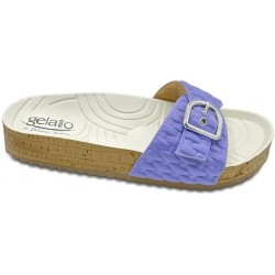 GELATTTO ciabatte plantare gel WOODSTOCK POSITANO 1 fascia strappo AMETISTA LILLA morbidissime
