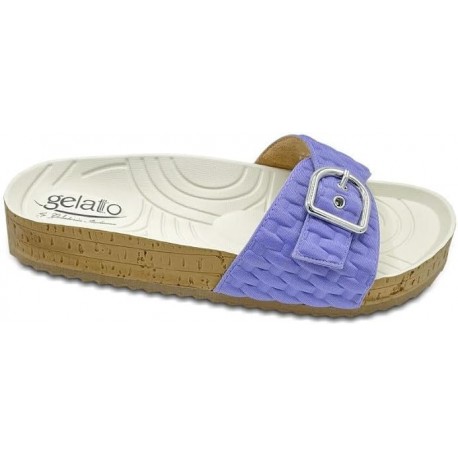 GELATTTO ciabatte plantare gel WOODSTOCK POSITANO 1 fascia strappo AMETISTA LILLA morbidissime