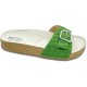 GELATTTO ciabatte plantare gel WOODSTOCK POSITANO 1 fascia strappo VERDE SMERALDO morbidissime