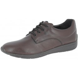 SANAGENS scarpe invernali uomo pelle WASH 517 plantare estraibile lavabile lacci TOSCANO