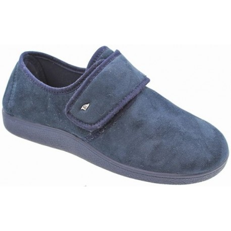 PODOLINE scarpa uomo riabilitativa postoperatoria R.911 calzata ampia microfibra elast BLU strappo