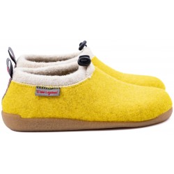 PETER LEGWOOD Ciabatte posturali Aequos lana cotta KAMILLA pantofole elefantino GIALLO