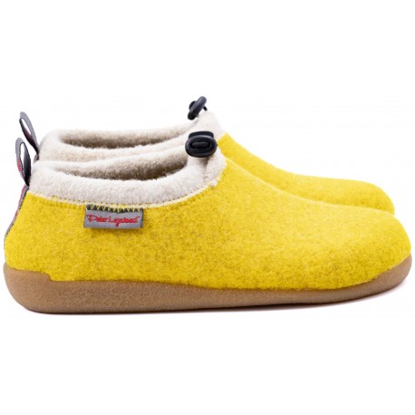 PETER LEGWOOD Ciabatte posturali Aequos lana cotta KAMILLA pantofole elefantino GIALLO