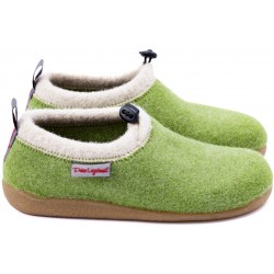 PETER LEGWOOD Ciabatte posturali Aequos lana cotta KAMILLA pantofole elefantino VERDE CHIARO