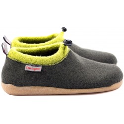 PETER LEGWOOD Ciabatte posturali Aequos lana cotta KAMILLA pantofole elefantino VERDE MUSCHIO