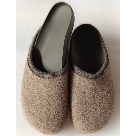 PETER LEGWOOD Ciabatte posturali Aequos lana cotta ZYPPO pantofole elefantino NOCCIOLA plantare estraibile