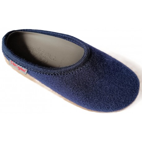 PETER LEGWOOD Ciabatte posturali Aequos lana cotta ZYPPO pantofole elefantino BLU plantare estraibile