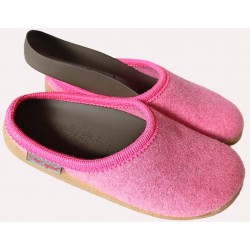 PETER LEGWOOD Ciabatte posturali Aequos lana cotta ZYPPO pantofole elefantino ROSA plantare estraibile