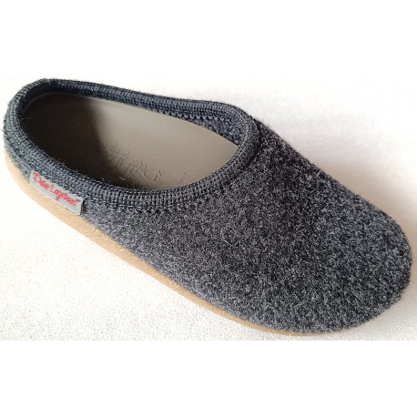 PETER LEGWOOD Ciabatte posturali Aequos lana cotta ZYPPO pantofole elefantino GRIGIO SCURO plantare estraibile